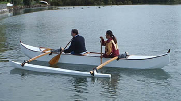 18' Waka Ama Hawaiian Canoe