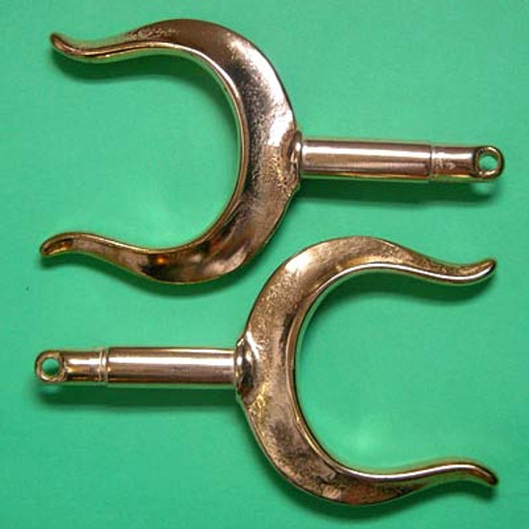 Seadog Premium Brass Ribbed Horn Oarlocks
