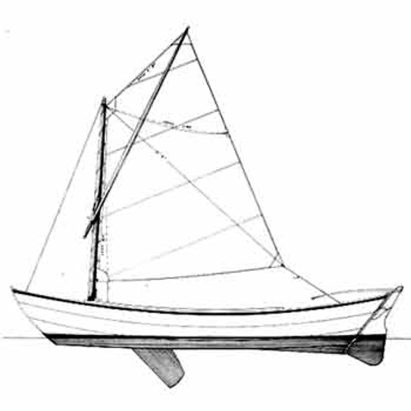 19' Sailing Dory Printed Plans