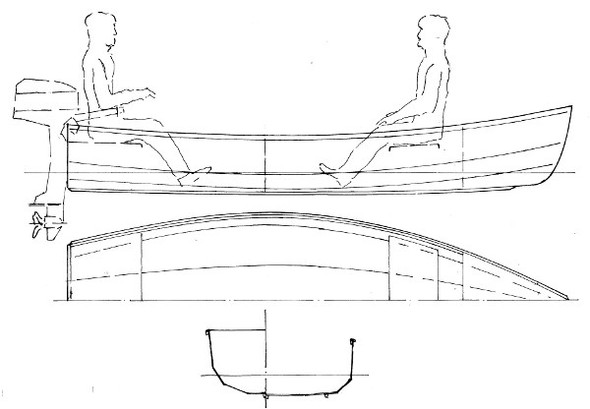 10' OUTBOARD MOTOR CANOE