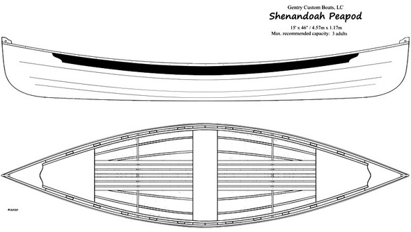 Shenandoah Peapod Printed Plans