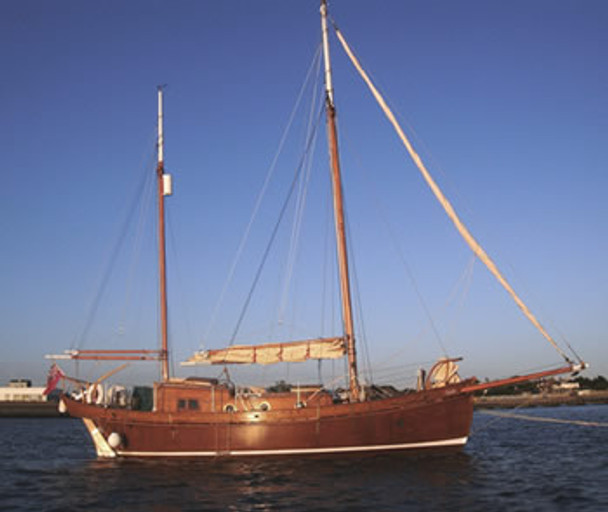 34' 6" Pinky Gaff Ketch Plans