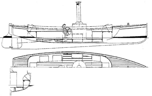 20' Cambrian Strip Planked Launch