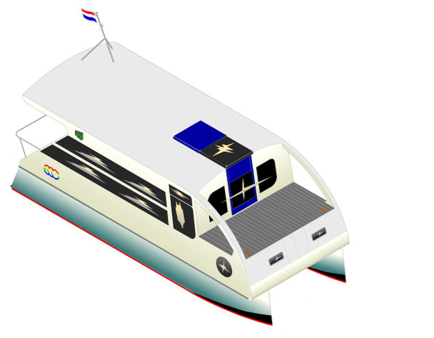 ECO 62 Houseboat Plans