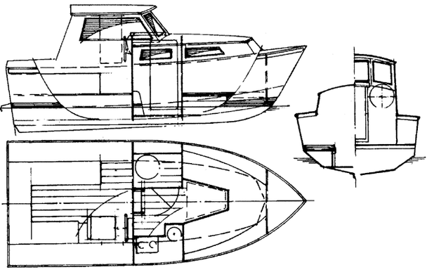 Power 225 Motor Cruiser Plans