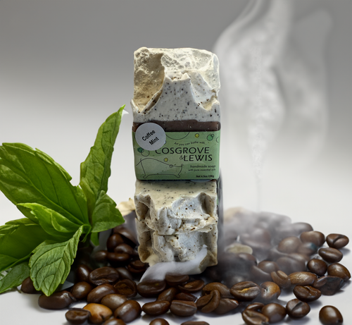 Coffee Mint Essential Oil Soap