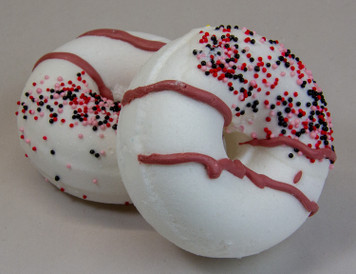 Raspberry Vanilla Doughnut Bath Bomb