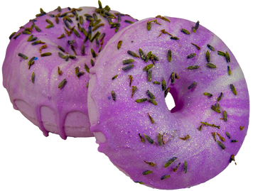 Lavender Essential Oil Doughnut Bath Bomb