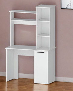 39" White Computer Desk With Hutch N270-530193 39" White Computer Desk With Hutch N270-530193