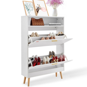Shoe Cabinet with 2 Flip Drawers, Shoe Storage Cabinet for Entryway, Free Standing Shoe Storage Org E415-FCXJ2C2937INF46U8V0 Shoe Cabinet with 2 Flip Drawers, Shoe Storage Cabinet for Entryway, Free Standing Shoe Storage Org E415-FCXJ2C2937INF46U8V0