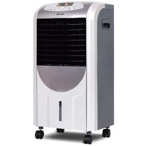 Portable Air Cooler Fan with Heater and Humidifier Function - Color: Gray D681-EP23664