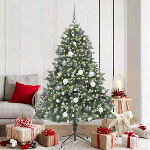 Artificial Christmas Tree with Stand Green 126 x 126 x 180 cm A949-3395232 Artificial Christmas Tree with Stand Green 126 x 126 x 180 cm A949-3395232