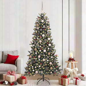 Artificial Christmas Tree with Stand Green 114 x 114 x 210 cm A949-3395890 Artificial Christmas Tree with Stand Green 114 x 114 x 210 cm A949-3395890