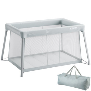 Baby Travel Crib and Play Yard, Folding Baby Playpen with Soft Mattress Pad, Portable Toddlers Crib E415-BXSYXC4424INLEQTHV0 Baby Travel Crib and Play Yard, Folding Baby Playpen with Soft Mattress Pad, Portable Toddlers Crib E415-BXSYXC4424INLEQTHV0