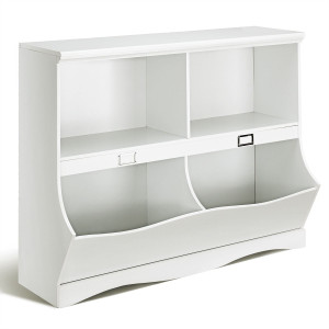 Kids Storage Unit Baby Toy Organizer Children Bookshelf Bookcase-White - Color: White D681-HW57075WH Kids Storage Unit Baby Toy Organizer Children Bookshelf Bookcase-White - Color: White D681-HW57075WH