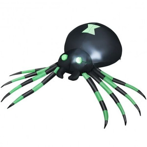 6 Feet Halloween Inflatable Blow-Up Spider - Color: Black - Size: 6 ft D681-CM22861US 6 Feet Halloween Inflatable Blow-Up Spider - Color: Black - Size: 6 ft D681-CM22861US