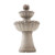 Outdoor Water Fountain, 36.5 in Height Fountain and Waterfall, 2-Tier Floor Standing Rock Base Styl E415-DCSPQYSJZS18QCKX0001V1