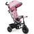 4-in-1 Baby Trike Kids Tricycle with Removable Canopy and Adjustable Push Handle-Pink - Color: Pink D681-TQ10183PI