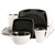 Gibson Elite Soho Lounge 16 Piece Stoneware Dinnerware Set in Black/White D970-131784.16R