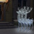 Christmas Reindeer Set of 3 Cold White Acrylic XXL A949-3154358