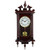 Bedford Clock Collection Classic 31 Inch Chiming Pendulum Wall Clock in Cherry Oak Finish D970-BED-1611