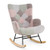 Nursery Rocking Chair with Ergonomic Armrests and High Backrest for Living Room B593-JV12844
