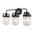 Wall Sconces Set of 3 with Clear Glass Shade,Modern Wall Sconce,Industrial Indoor Wall Light Fixtur T575-S0671298220