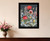 Summer Garden Buzz Black Framed Print Wall Art N270-529871