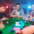 8 Players Texas Holdem Foldable Poker Table-Green B593-UY10159