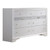 58" White Solid Wood Seven Drawer Triple Dresser N270-374200
