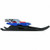 Folding Kids' Metal Snow Sled with Pull Rope Snow Slider and Leather Seat - Color: Blue D681-OP70504