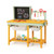 Kids Wooden Toy Workbench with Storage Space and Blackboard B593-TP10201
