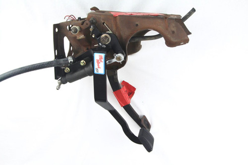 MUS79-93-AUTO – 1979-93-Automatic Bracket Mustang (For AUTO Bracket only) – Hydraulic Master Cylinder Clutch Pedal Kit (Billet Reservoir)