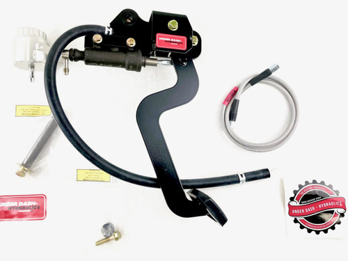 MalWood USA F-150 73-79 TRUCK-Fits MANUAL vehicles only (call for Auto bracket Application) Hydraulic Master Cylinder Clutch Pedal Kit (Billet Reservoir)