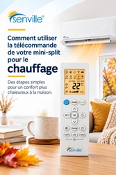 Comment utiliser la télécommande de votre mini-split pour le chauffage