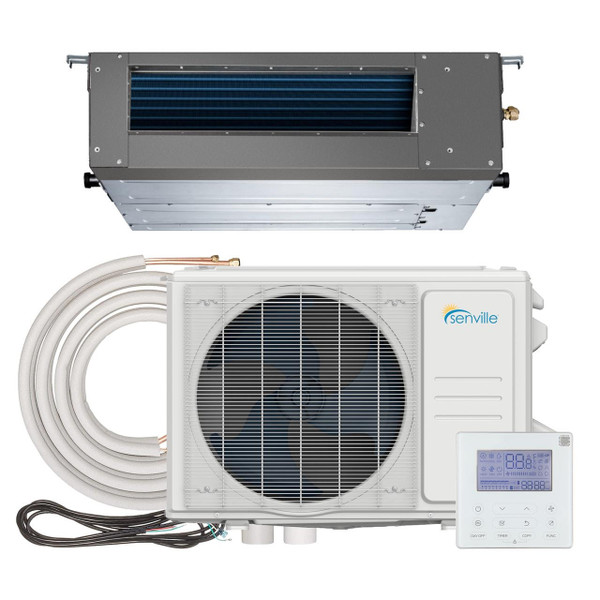 12000 BTU Climatiseur Conduit Caché  - Thermopompe - SENA/12HF/ID