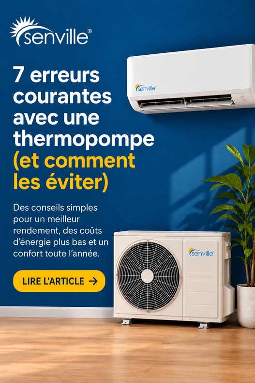 7 erreurs courantes avec une thermopompe (et comment les éviter)