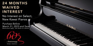 KAWAI PIANO 60TH ANNIVERSARY FINANCING SPECIAL