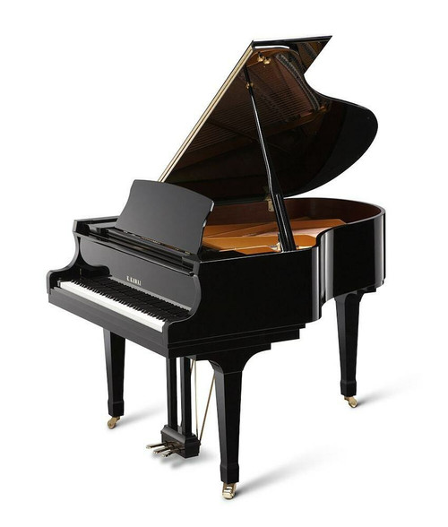 Kawai 5'11" GX-2 BLK Series Classic Salon Grand Piano | Satin Dark Oak