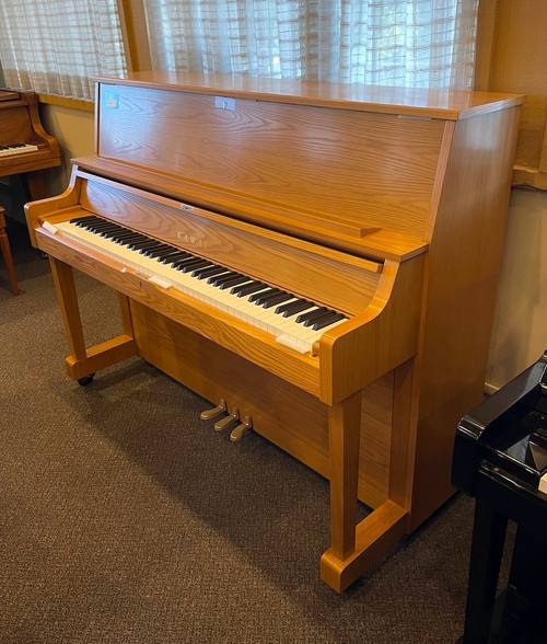 Kawai 46" ST-1 Upright Piano | Satin Oak