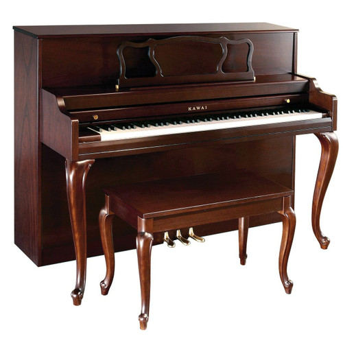 Kawai 44.5" 508 Decorator Console Piano | Satin Mahogany