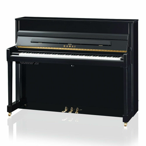 Kawai 45” K200-ATX3 Hybrid Upright Piano | Polished Ebony
