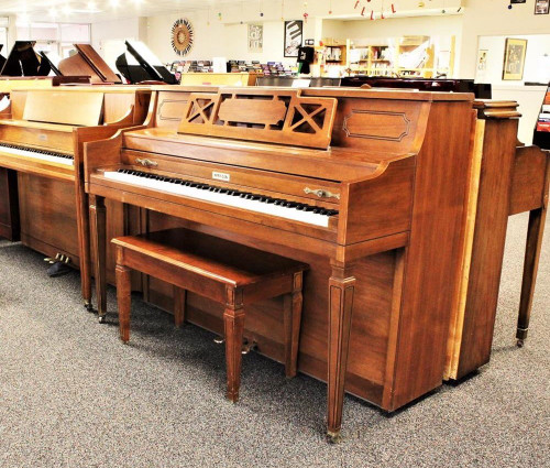 Harrison Upright Piano | Satin Walnut | #A95357