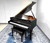 used Knabe 4'8" baby grand piano ebony satin