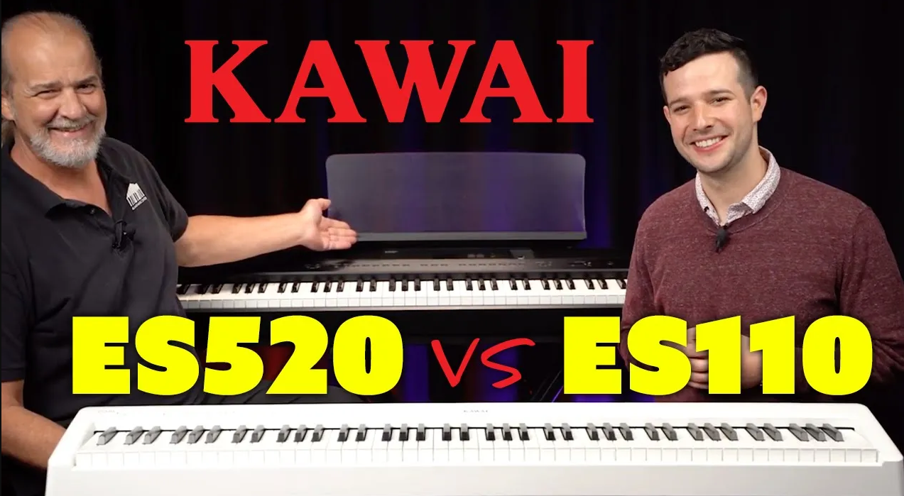 Kawai ES520 vs ES110 Keyboard Comparison & Demo Kawai Pianos of
