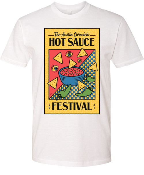 2021 Hot Sauce Festival Full Color Blue/Gold