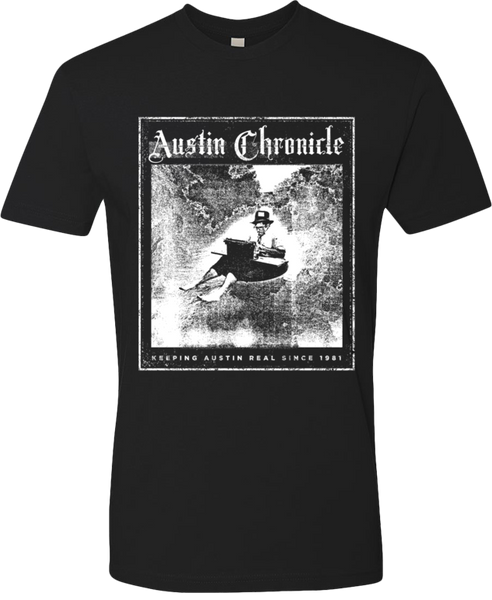 Austin Chronicle Vintage Tubing Shirt (Black)