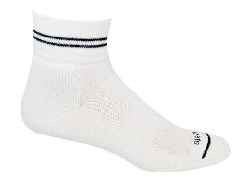 Our ankle crew socks feature a soft welted cuff to prevent chafing and feature instep mesh panels for breathability.