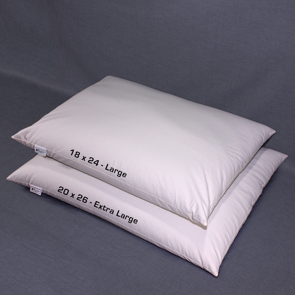 large flat pillows