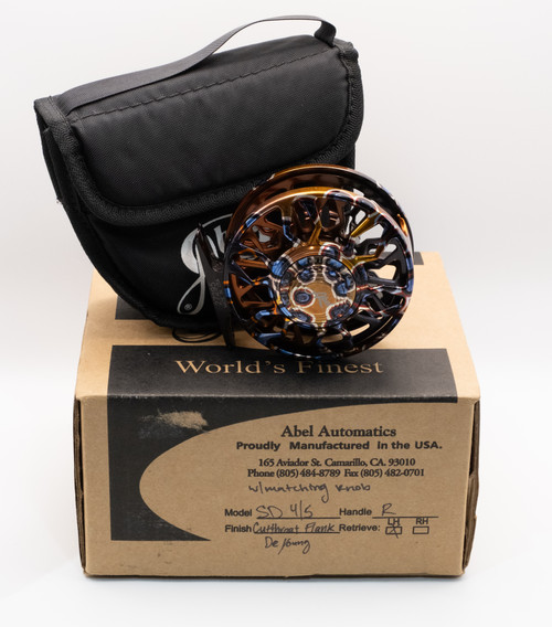 Used Abel SD 4/5 "Deyoung Cutthroat" Fly Reel